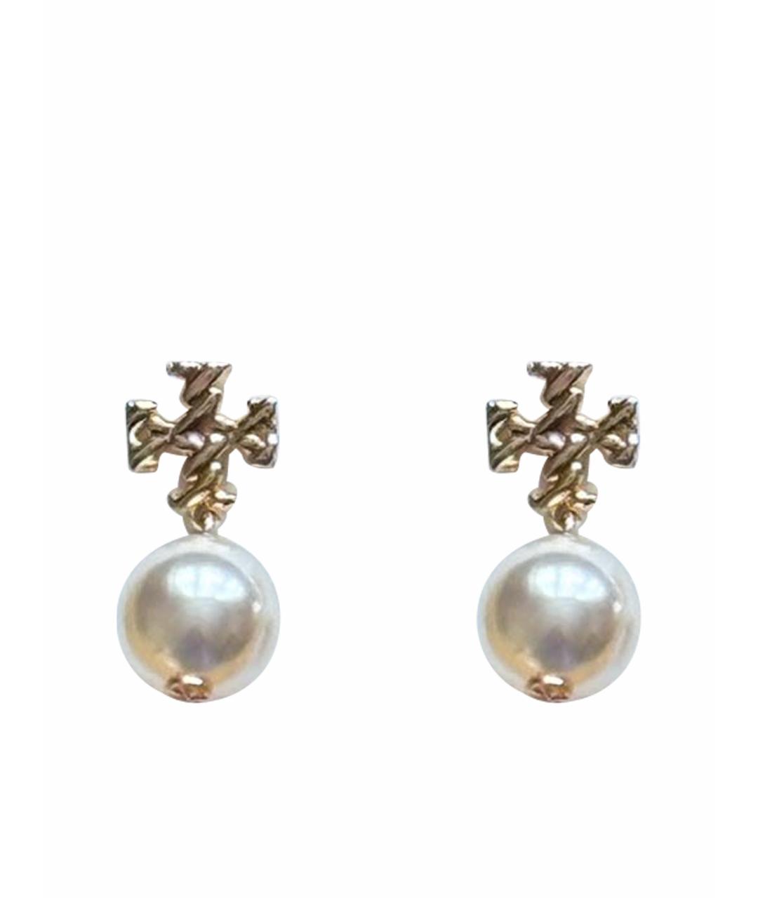 TORY BURCH Золотые металлические серьги, фото 1