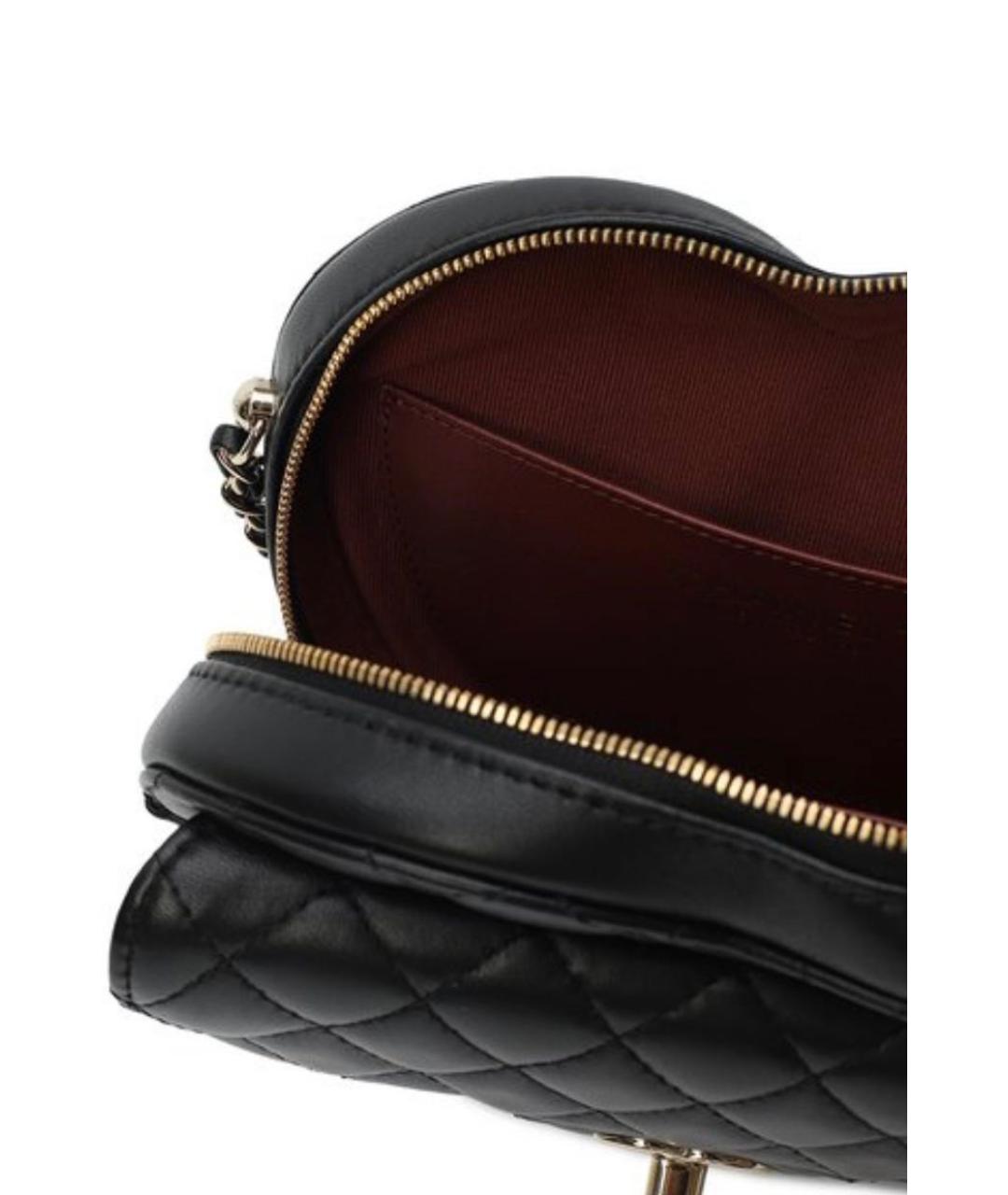 CHANEL Черная кожаная сумка через плечо, фото 4