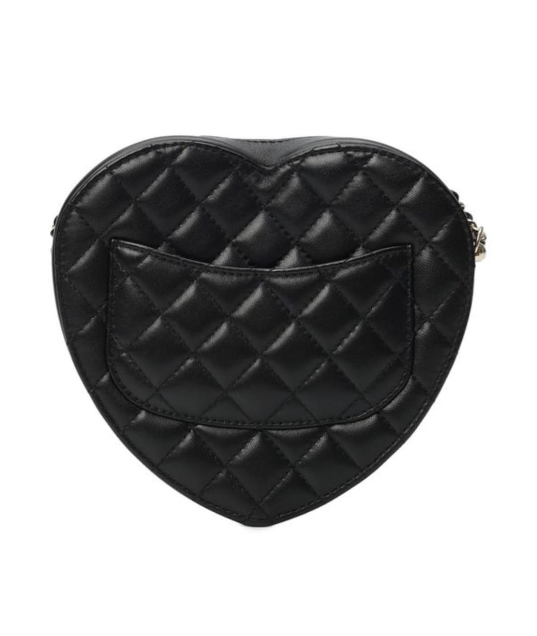 CHANEL Черная кожаная сумка через плечо, фото 3