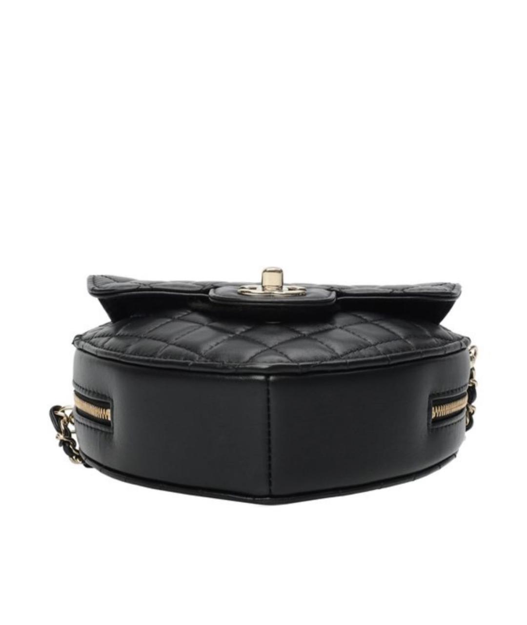 CHANEL Черная кожаная сумка через плечо, фото 5