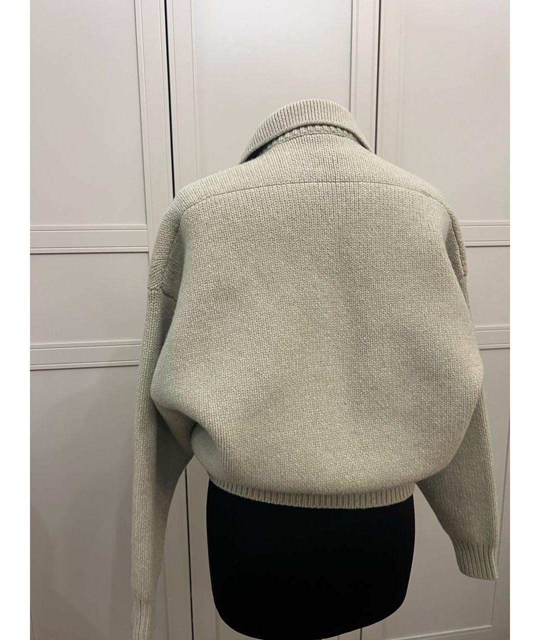 ALEXANDER WANG Бежевый шерстяной джемпер / свитер, фото 4