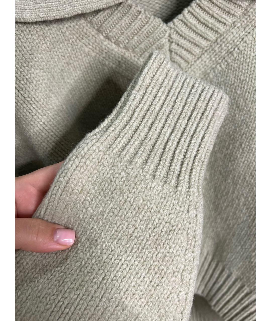 ALEXANDER WANG Бежевый шерстяной джемпер / свитер, фото 5