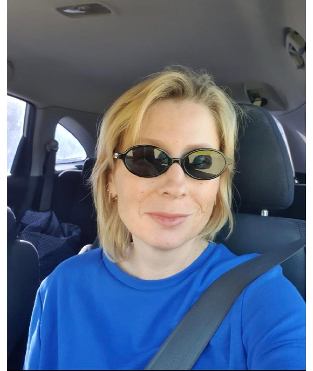 MIU MIU Черные пластиковые солнцезащитные очки, фото 6