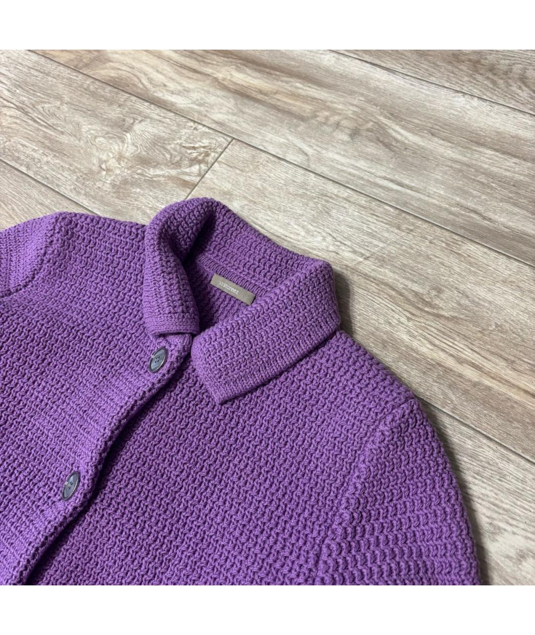 12 STOREEZ Фиолетовый хлопковый жакет/пиджак, фото 2