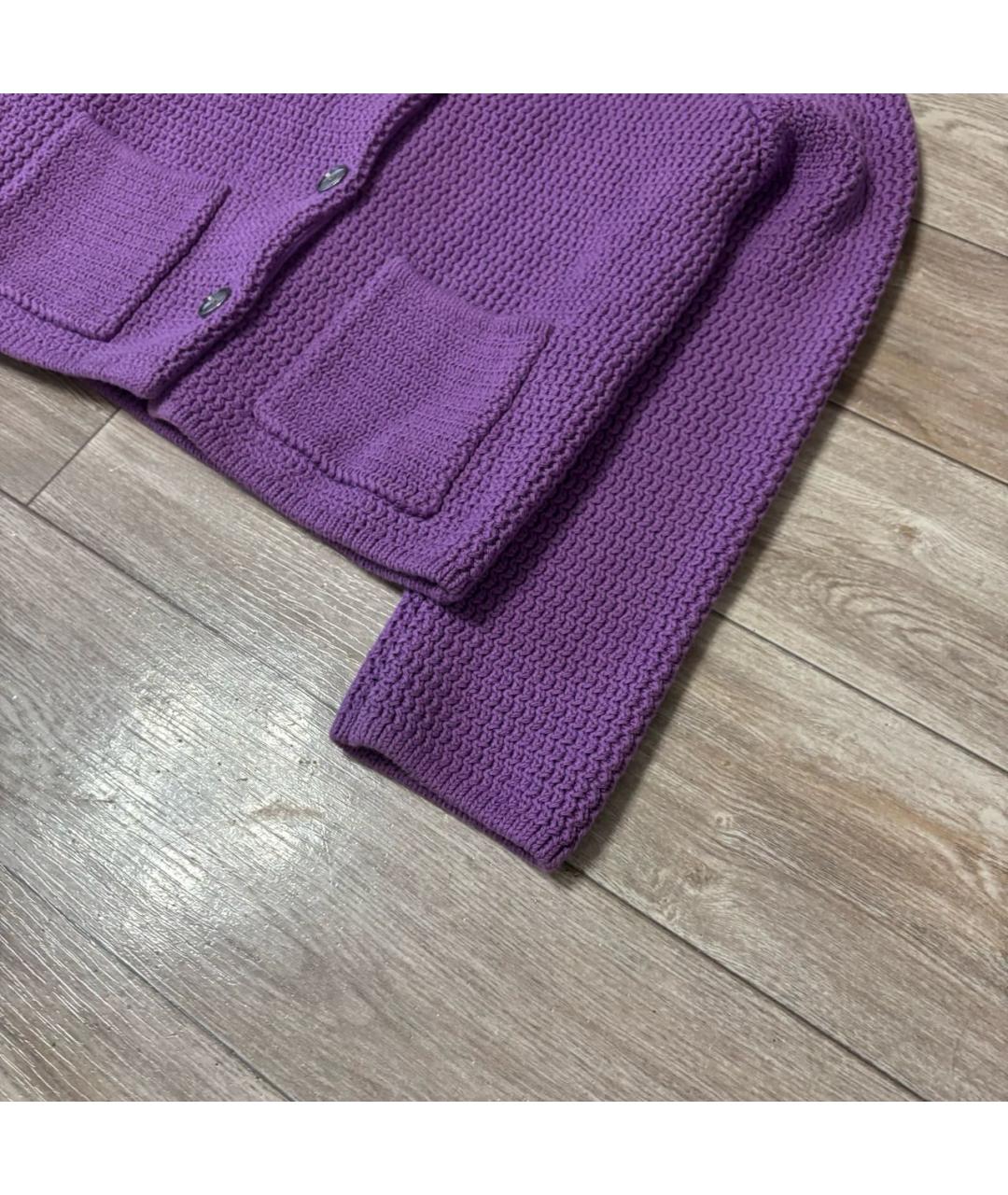 12 STOREEZ Фиолетовый хлопковый жакет/пиджак, фото 3