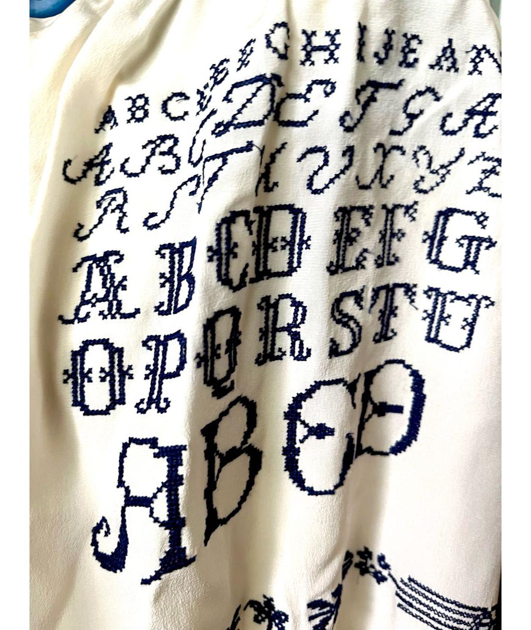 JEAN PAUL GAULTIER Белая хлопковая блузы, фото 7