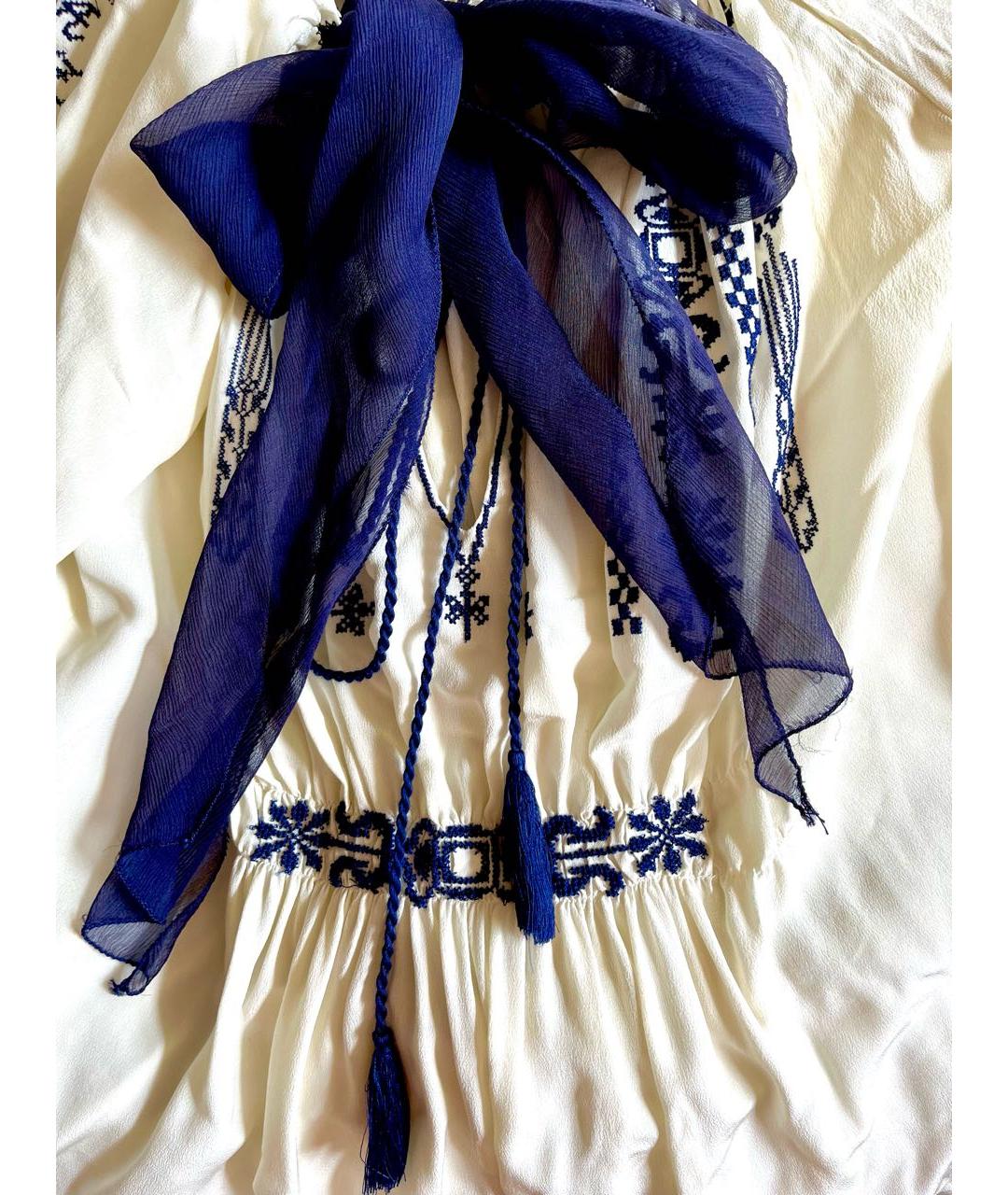 JEAN PAUL GAULTIER Белая хлопковая блузы, фото 8