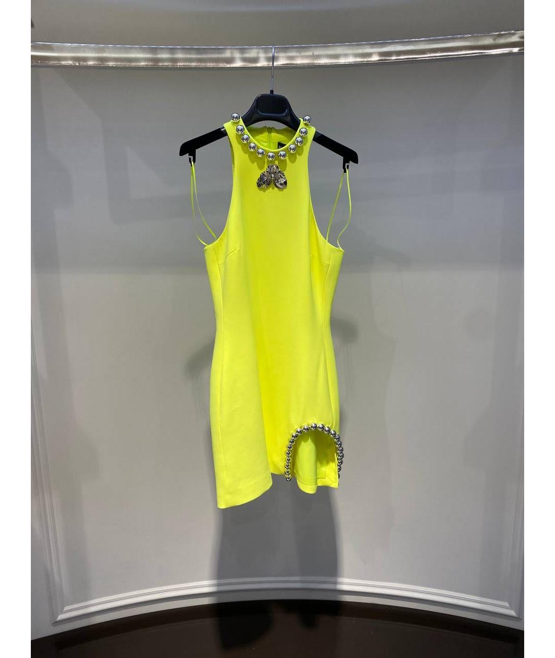 DAVID KOMA Желтое вечернее платье, фото 2