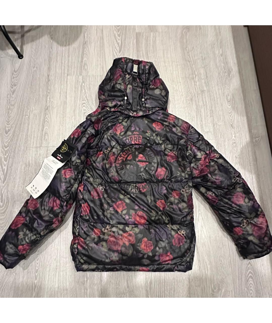 STONE ISLAND Черная полиуретановая парка, фото 2