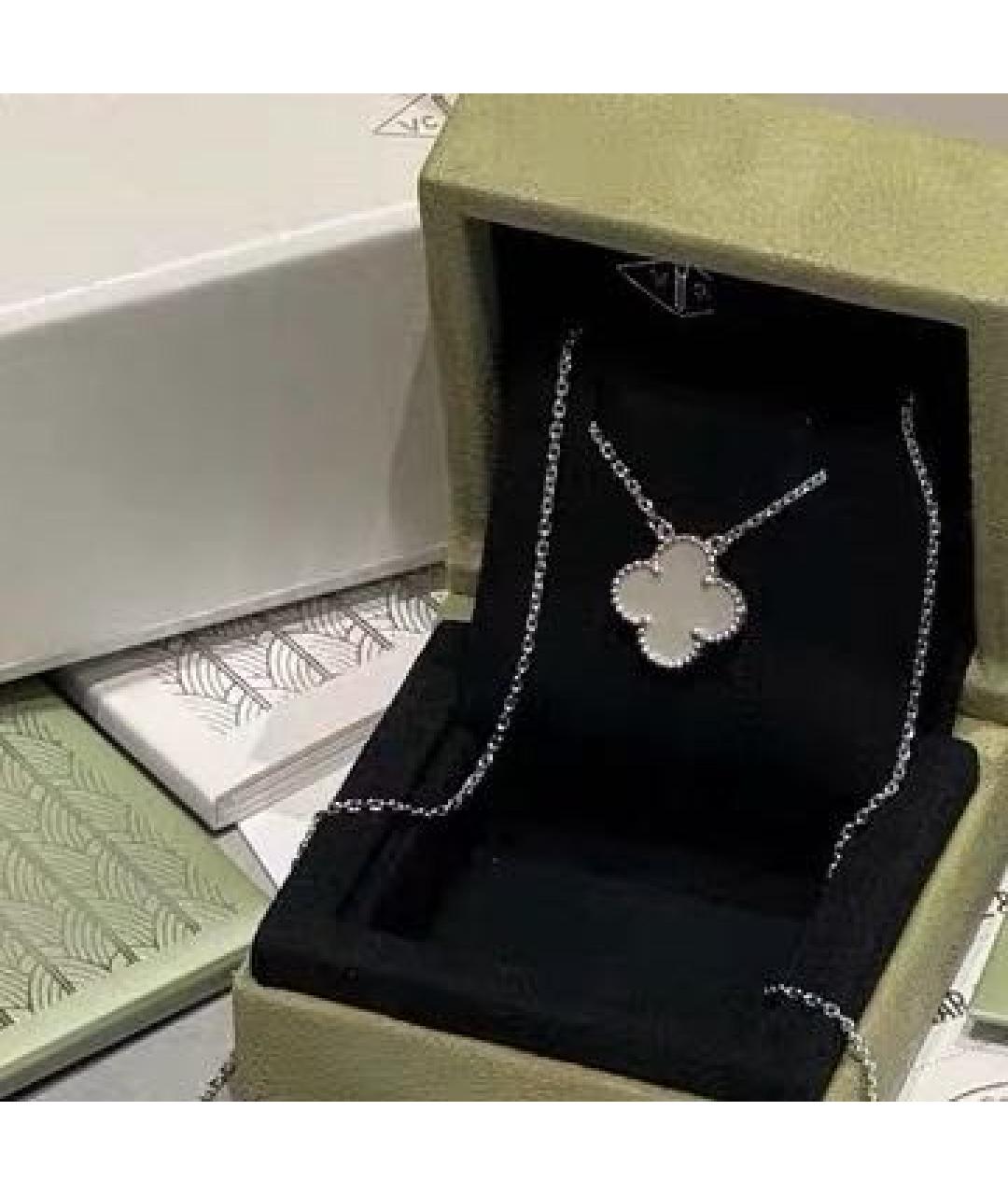 VAN CLEEF & ARPELS Белое колье из белого золота, фото 4