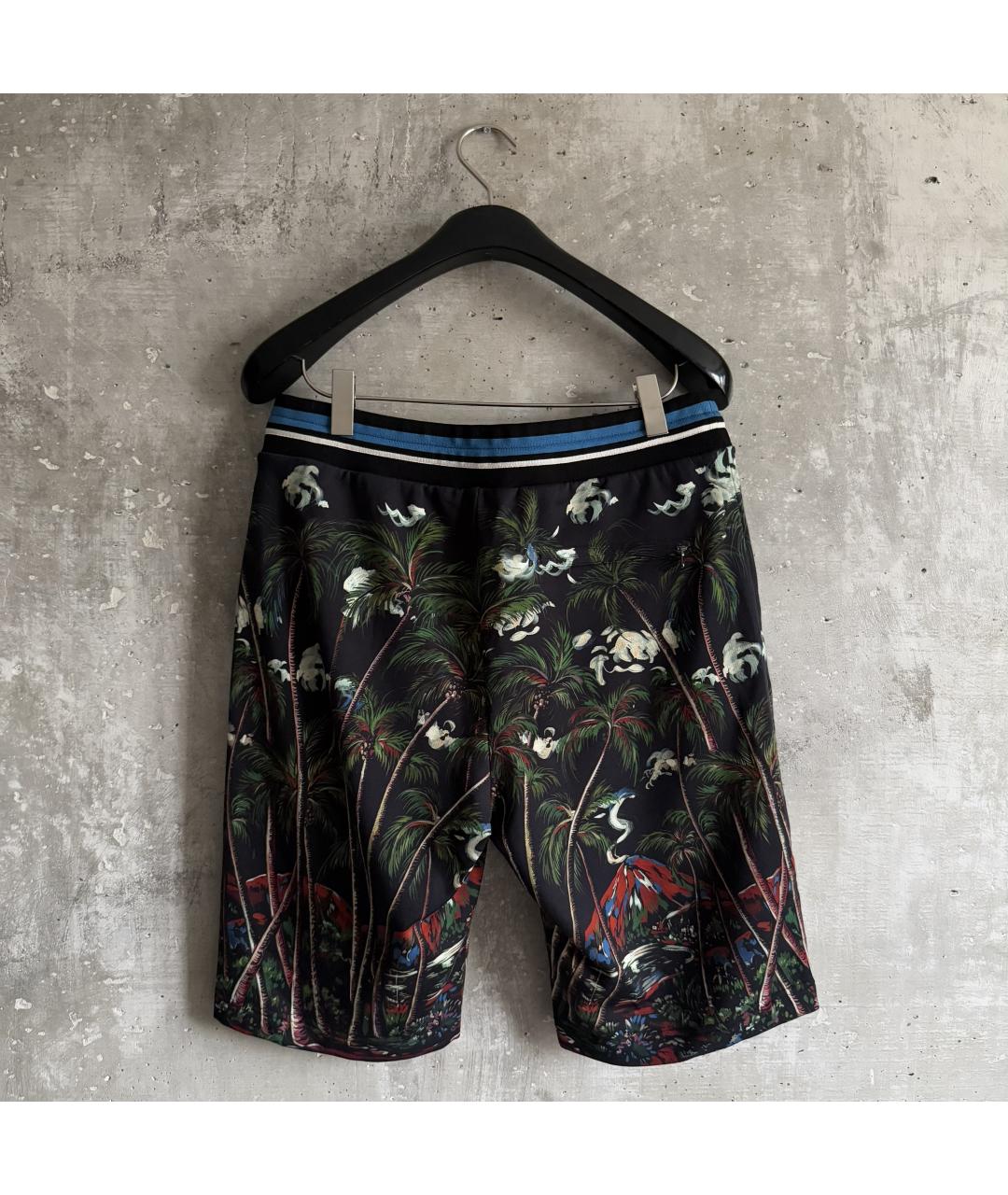 DOLCE&GABBANA Черные хлопковые шорты, фото 2