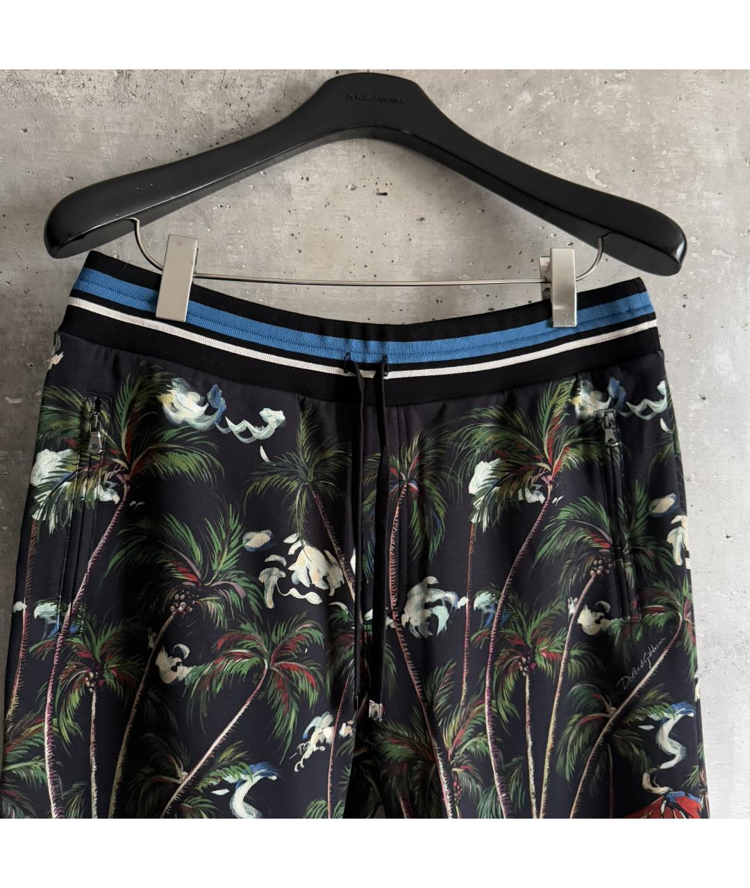 DOLCE&GABBANA Черные хлопковые шорты, фото 4