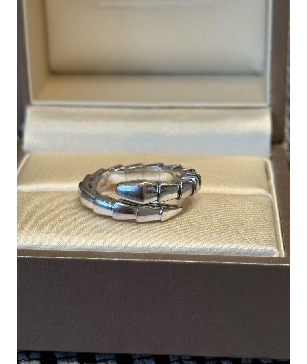 BVLGARI Белое кольцо из белого золота, фото 6