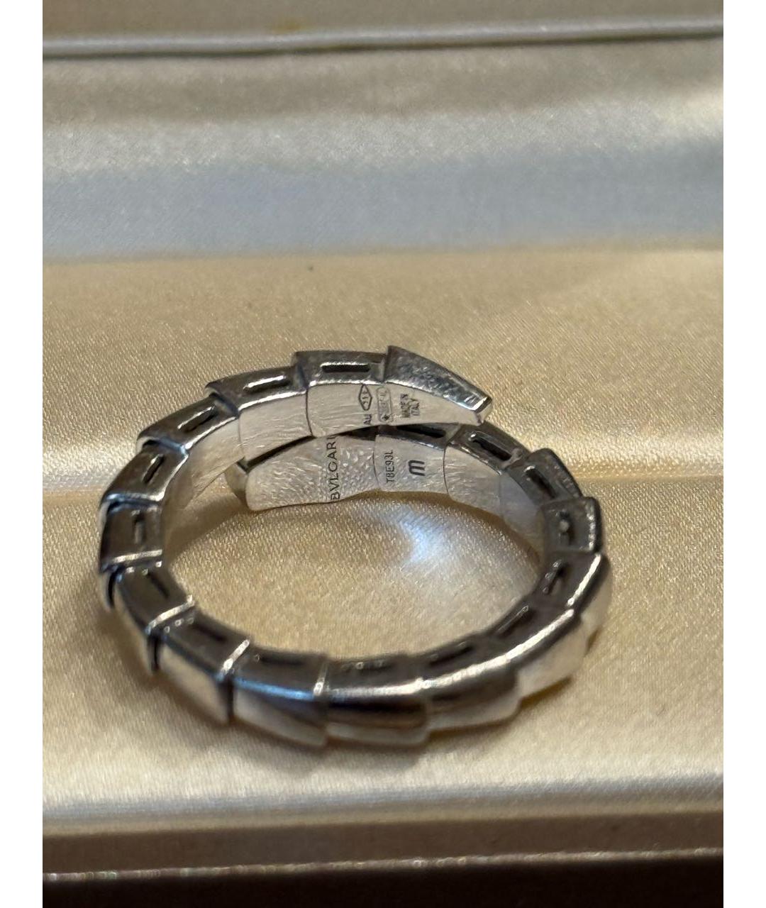 BVLGARI Белое кольцо из белого золота, фото 4