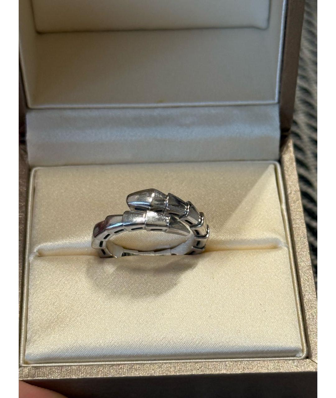 BVLGARI Белое кольцо из белого золота, фото 2