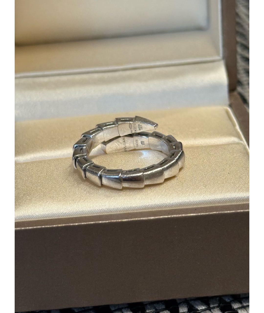 BVLGARI Белое кольцо из белого золота, фото 3