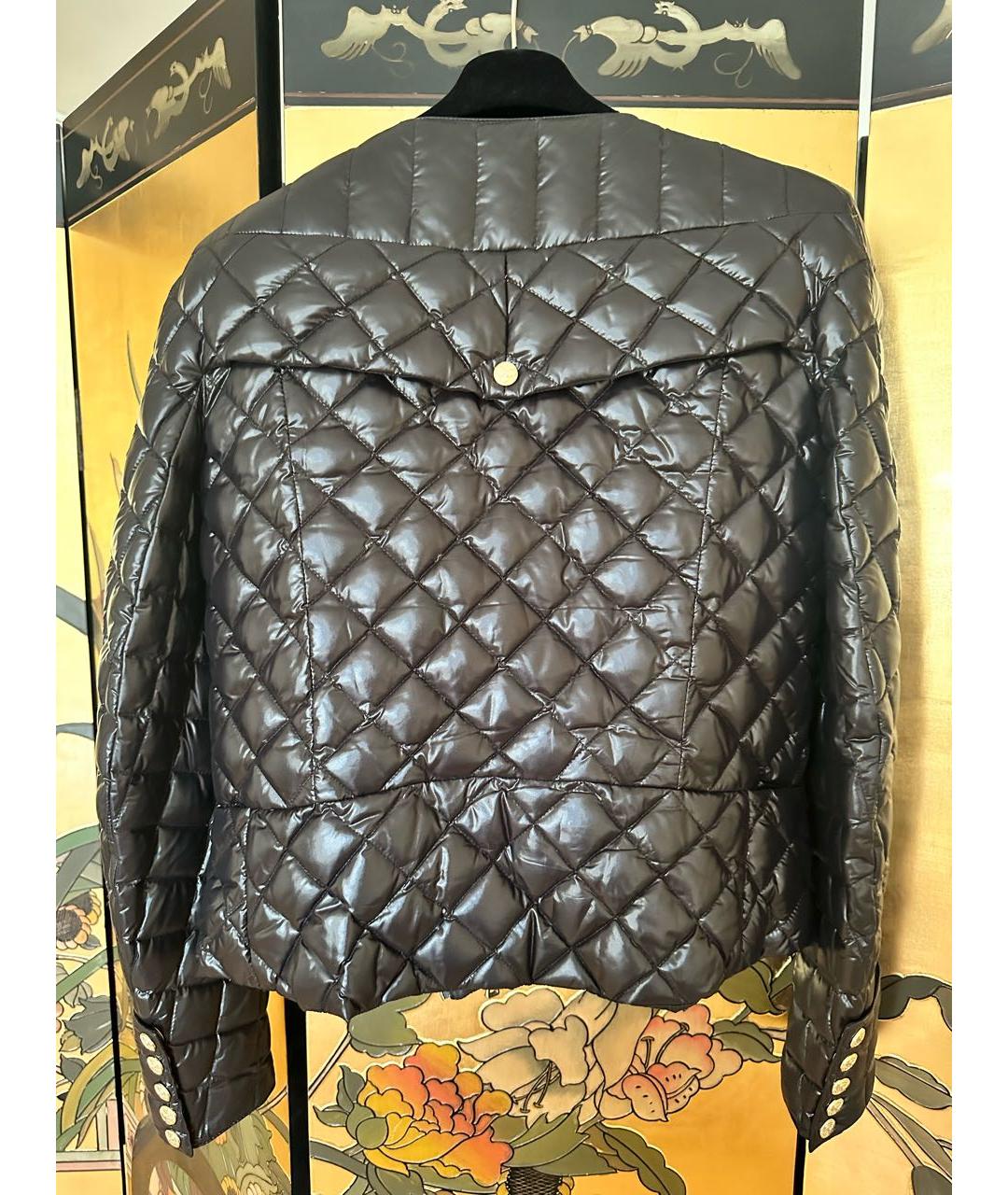 BALMAIN Черная полиамидовая куртка, фото 2