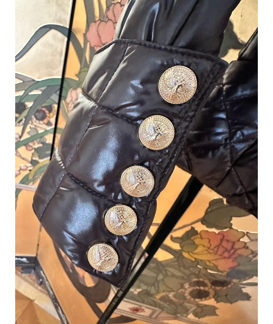 BALMAIN Черная полиамидовая куртка, фото 5