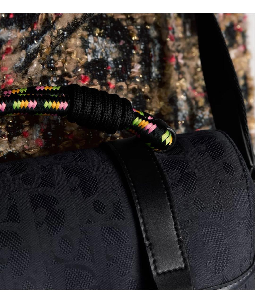 CHRISTIAN DIOR Черная сумка на плечо, фото 3