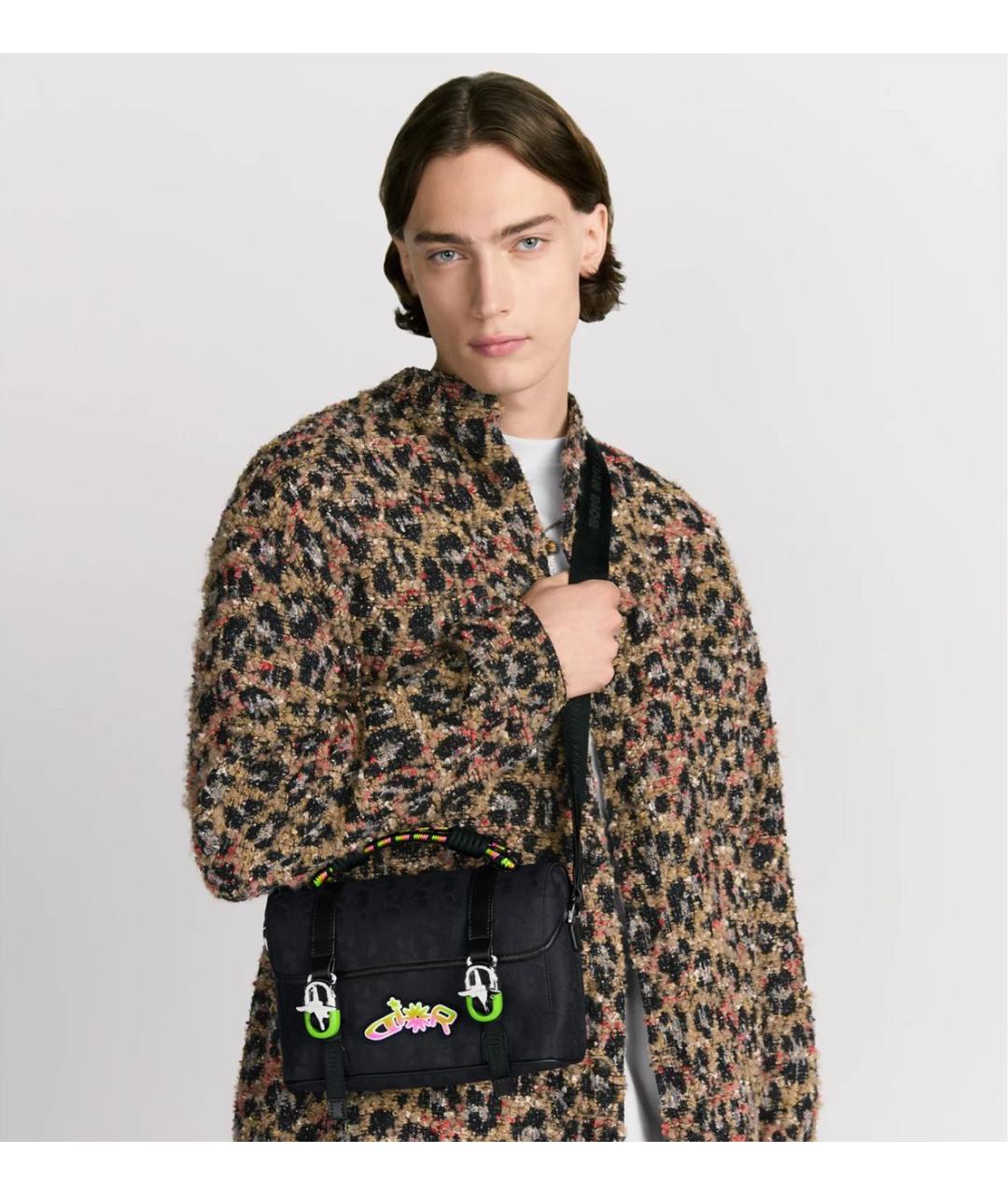 CHRISTIAN DIOR Черная сумка на плечо, фото 2