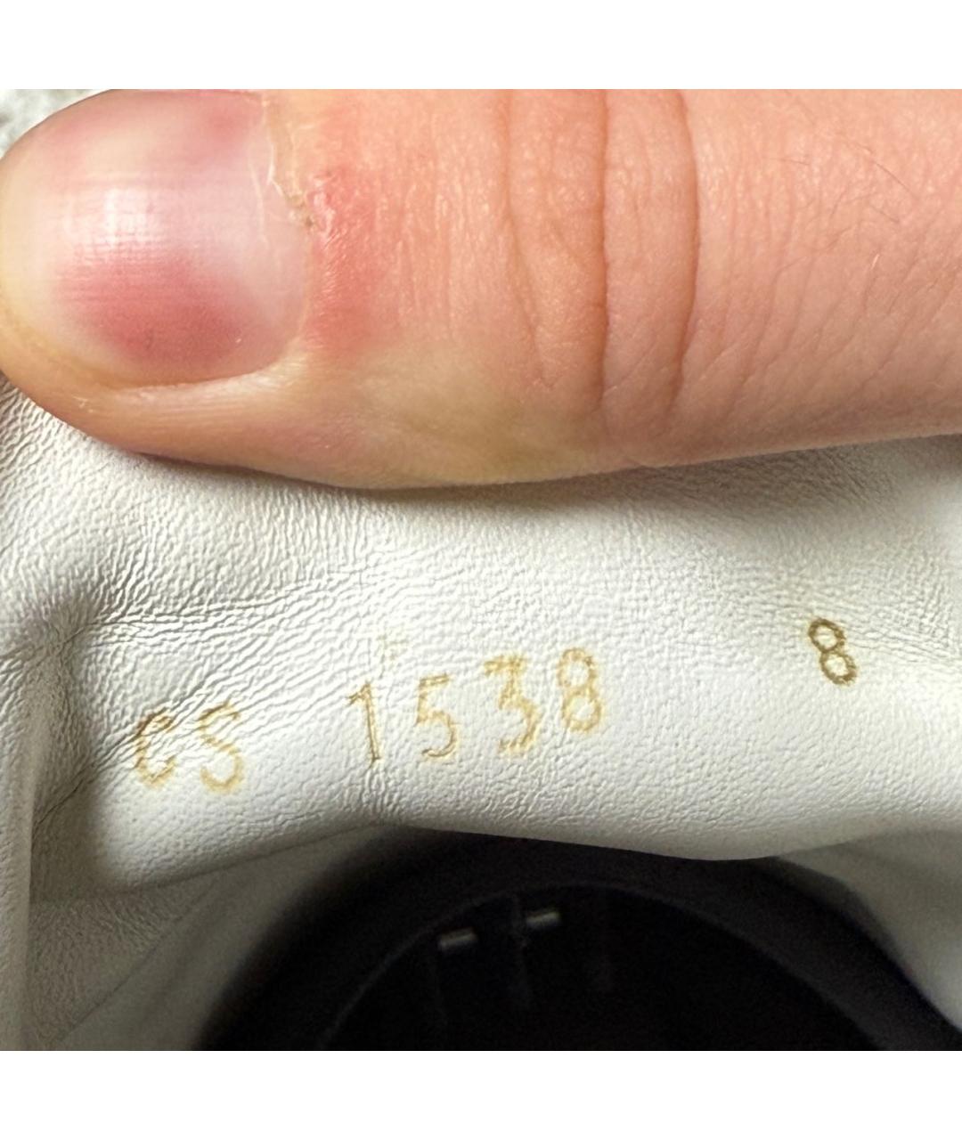 DOLCE&GABBANA Белые кожаные низкие кроссовки / кеды, фото 7