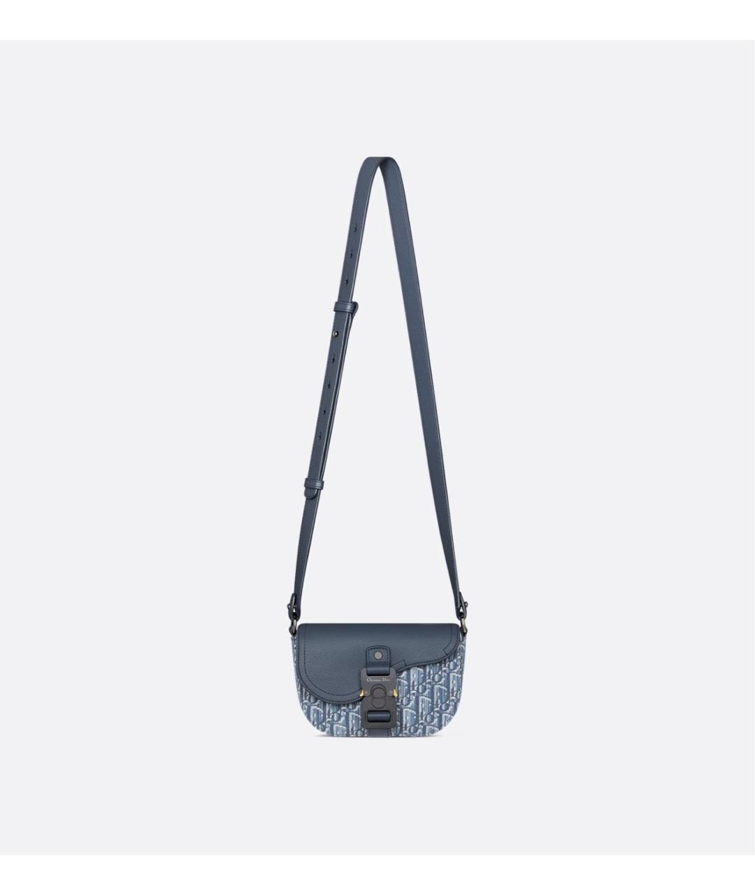 CHRISTIAN DIOR Синяя сумка на плечо, фото 5