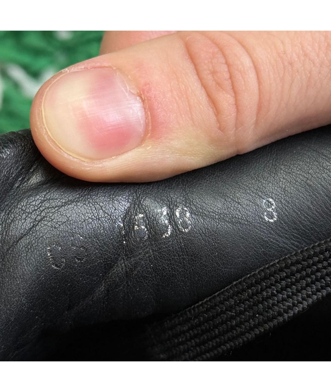 DOLCE&GABBANA Черные кожаные низкие кроссовки / кеды, фото 8