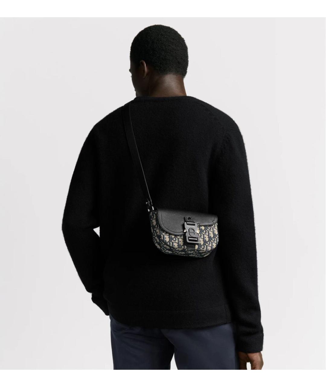 CHRISTIAN DIOR Черная сумка через плечо, фото 2