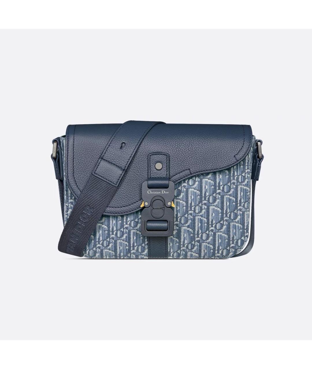 CHRISTIAN DIOR Синяя сумка на плечо, фото 6