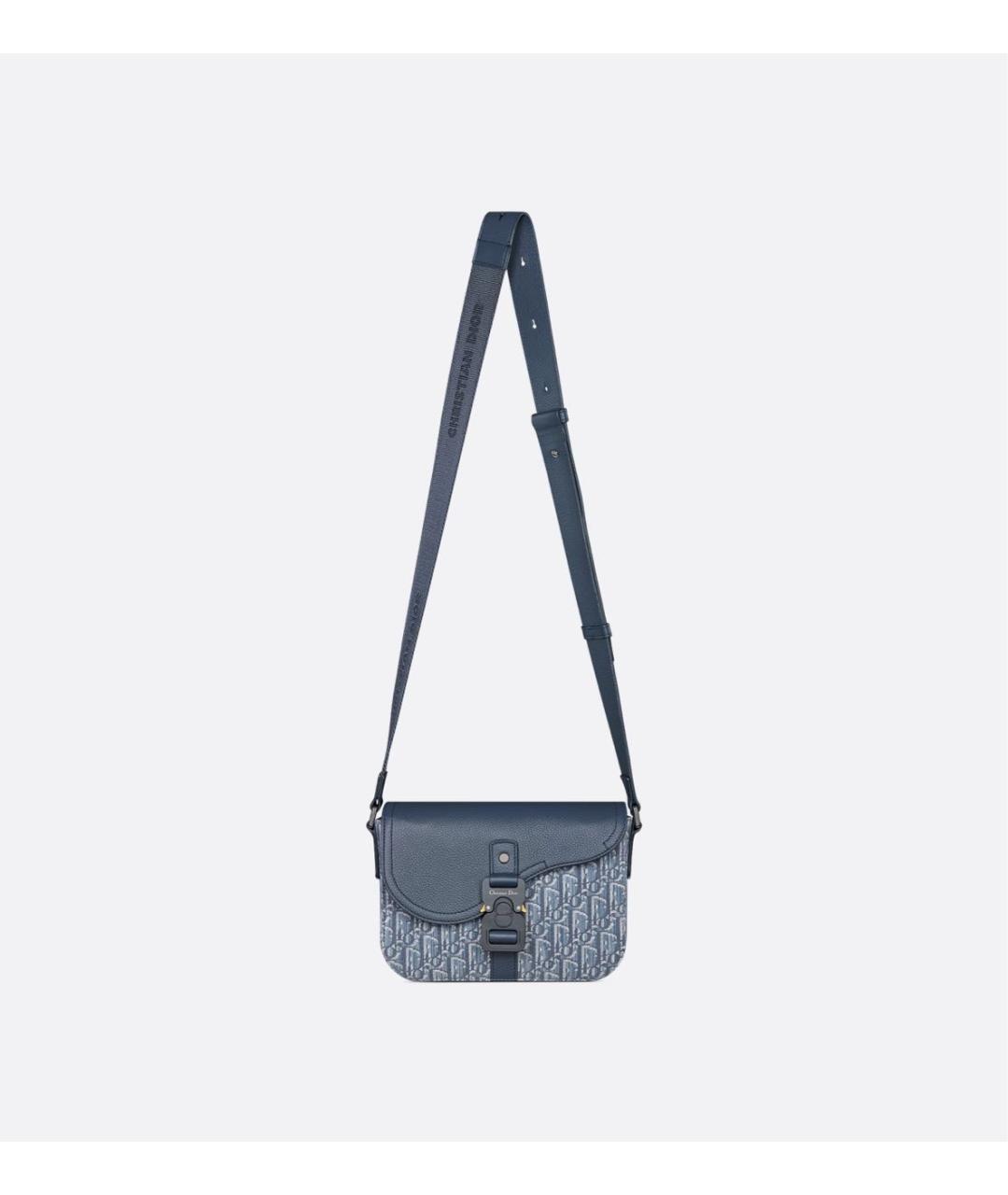 CHRISTIAN DIOR Синяя сумка на плечо, фото 5