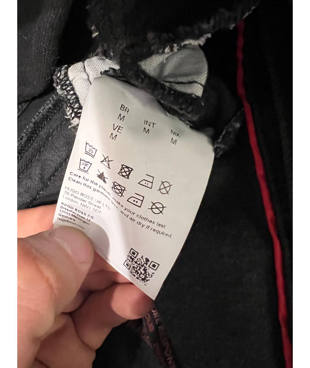 HUGO Черная деним куртка, фото 6