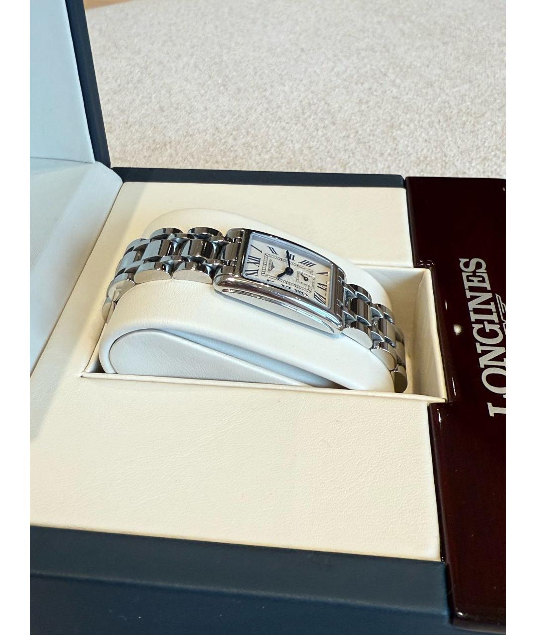 LONGINES Серебряные металлические часы, фото 6