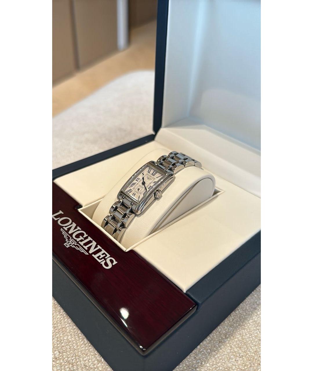 LONGINES Серебряные металлические часы, фото 5