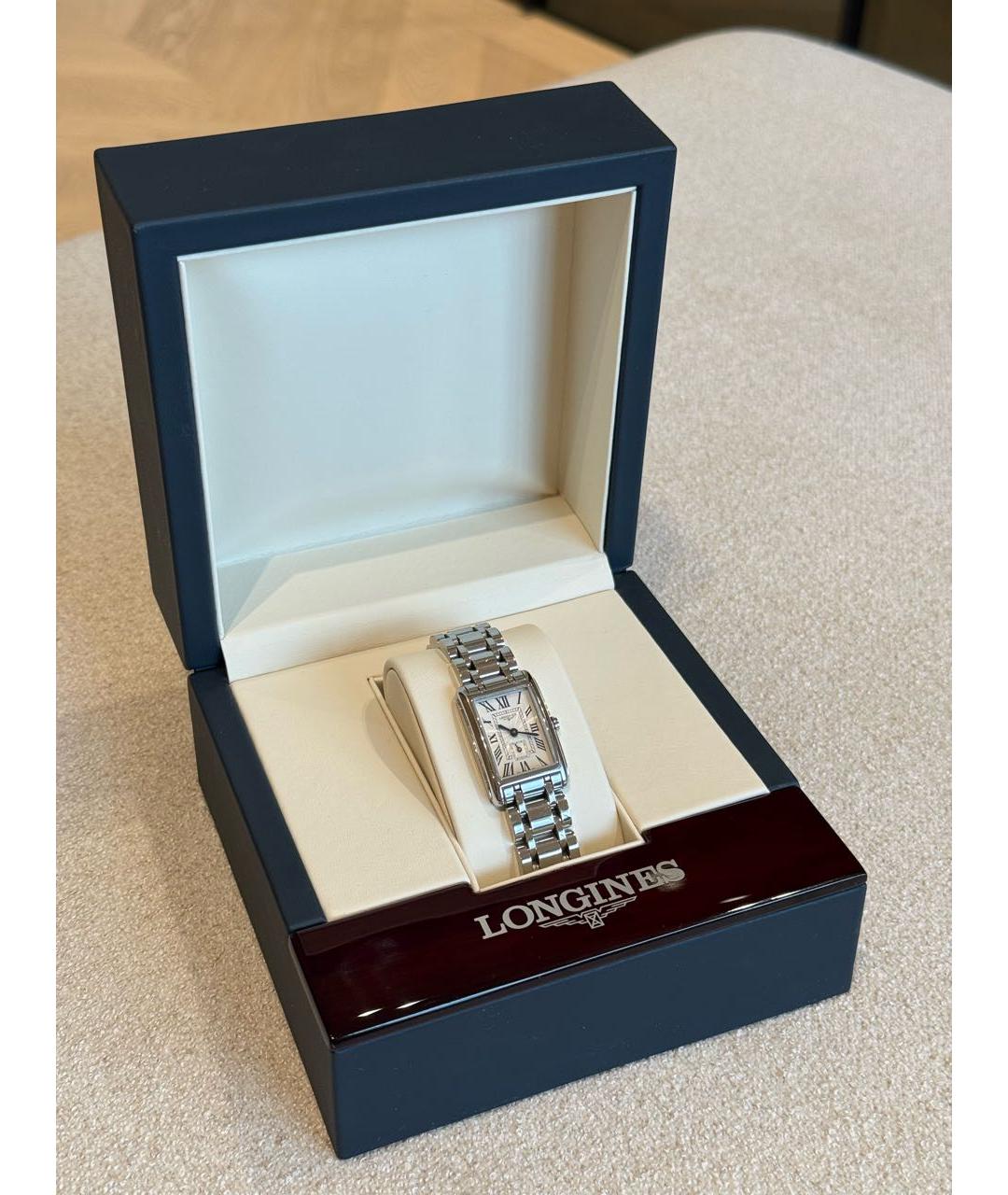 LONGINES Серебряные металлические часы, фото 4