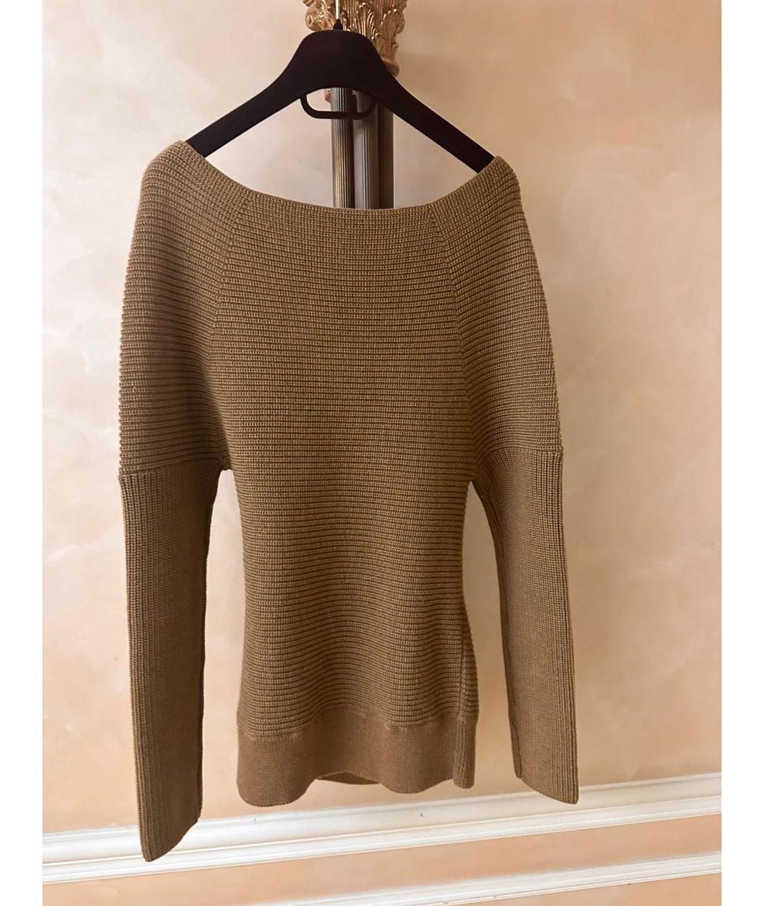 P.A.R.O.S.H. Коричневый шерстяной джемпер / свитер, фото 2