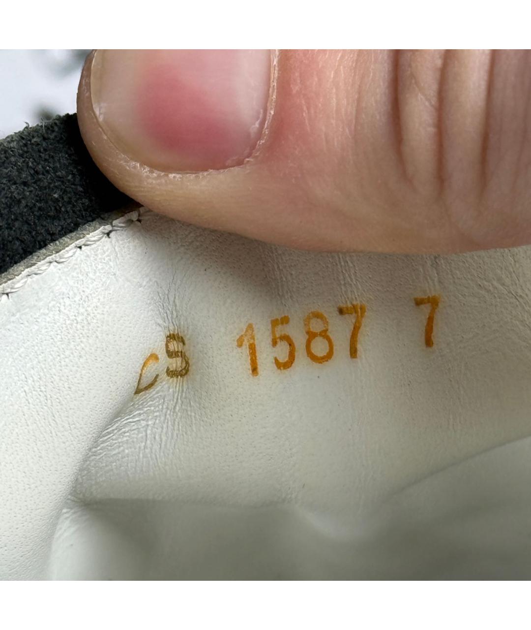 DOLCE&GABBANA Белые кожаные низкие кроссовки / кеды, фото 8