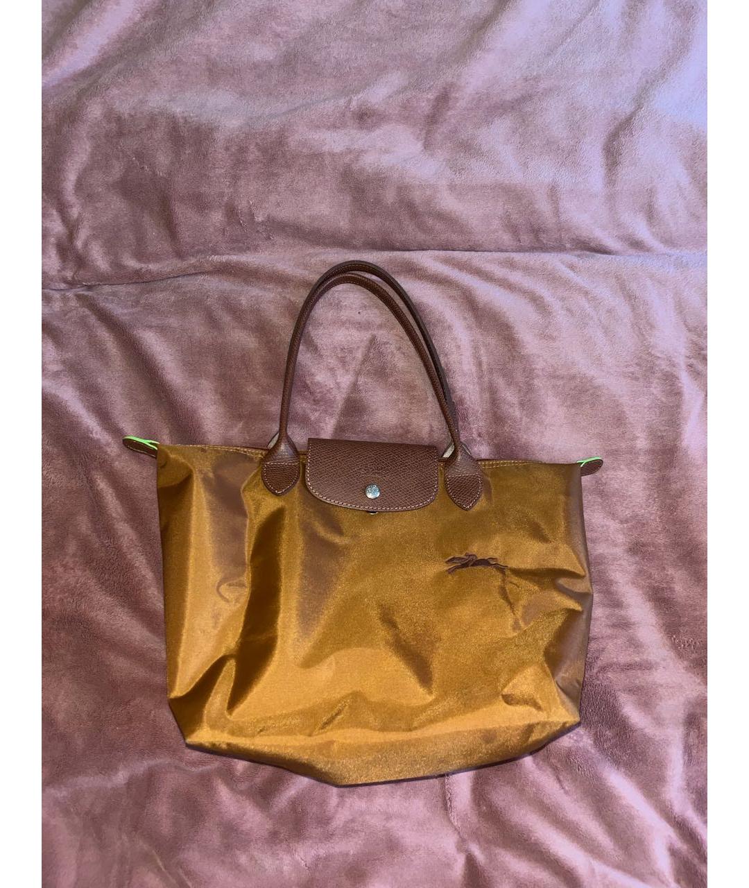 LONGCHAMP Коричневая сумка тоут, фото 5