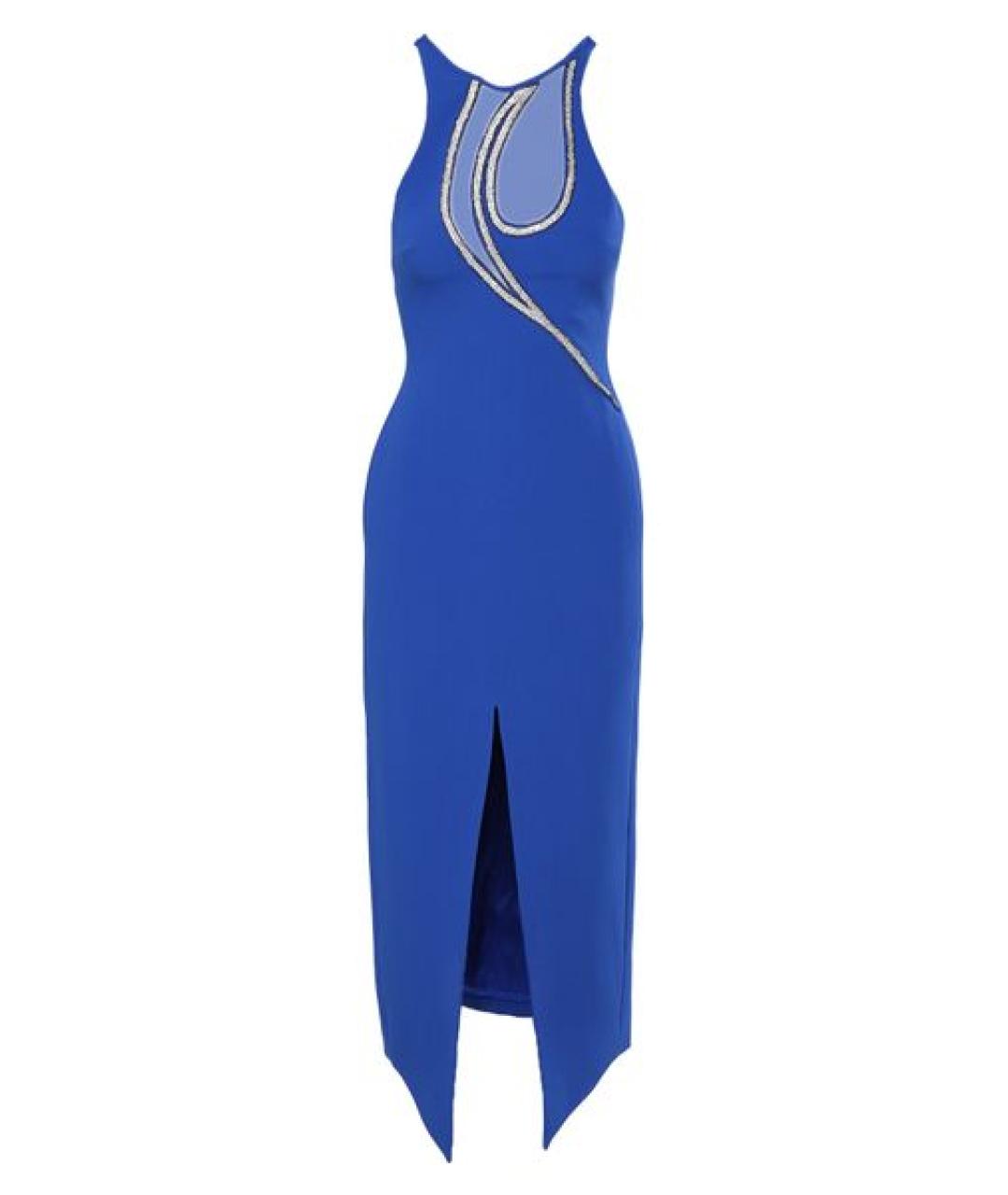 DAVID KOMA Синее вечернее платье, фото 1