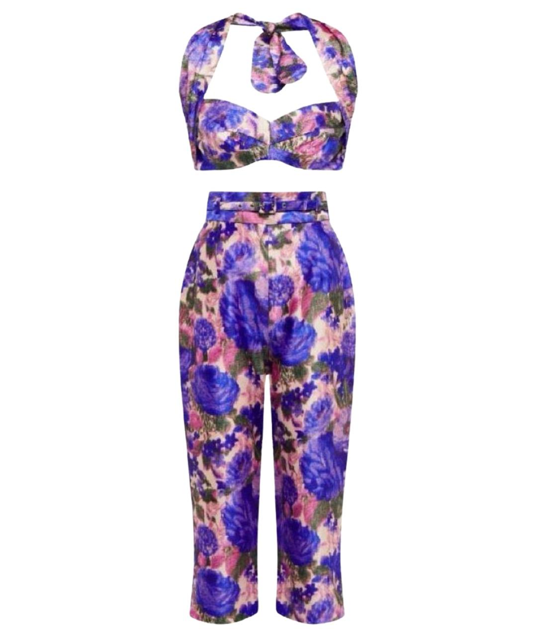 ZIMMERMANN Мульти шелковый костюм с брюками, фото 1