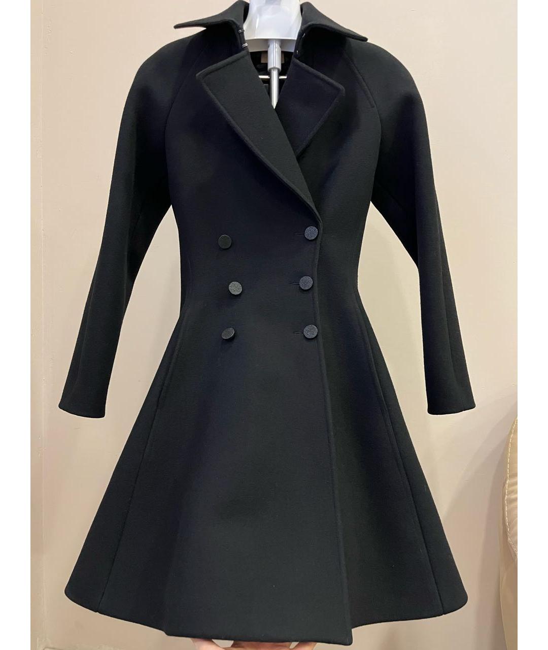 ALAIA Черное шерстяное пальто, фото 7