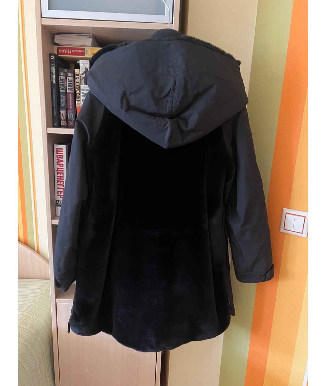 WEEKEND MAX MARA Черная меховая куртка, фото 2