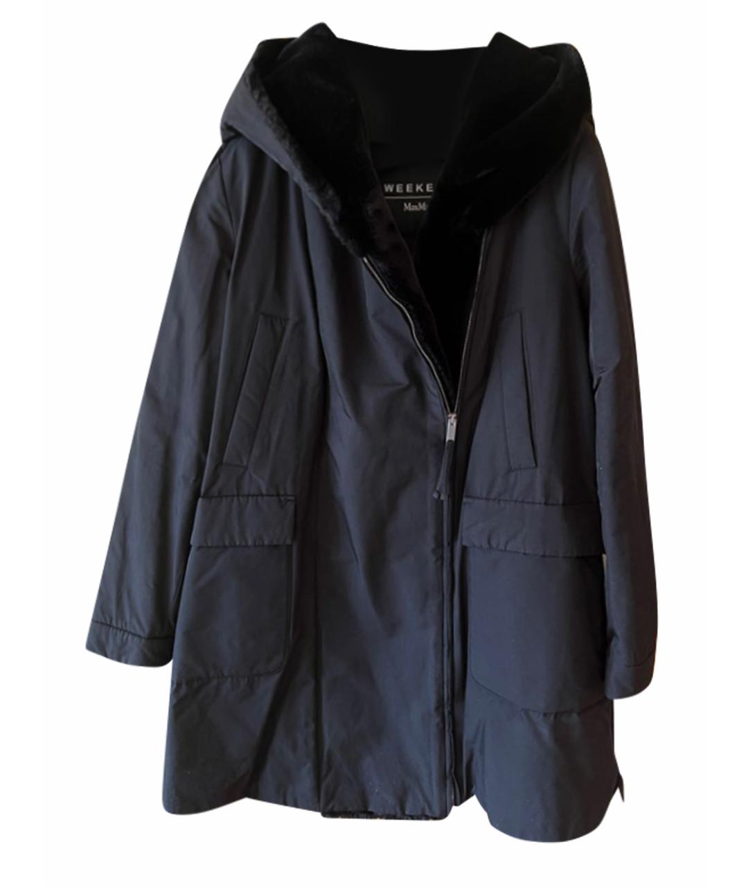 WEEKEND MAX MARA Черная меховая куртка, фото 1