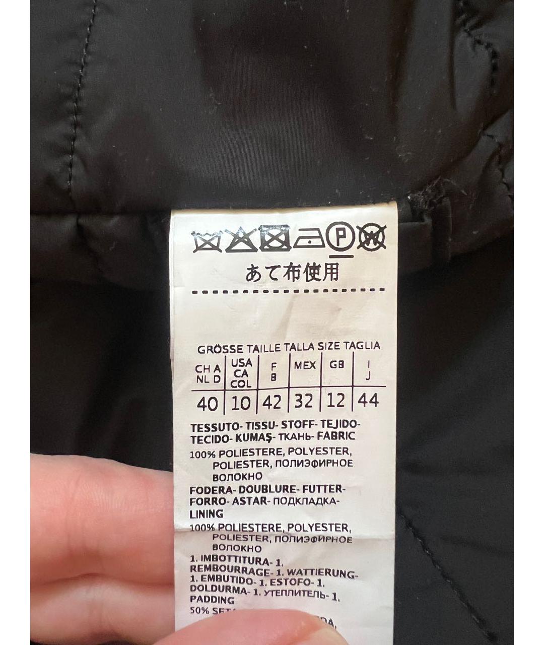 WEEKEND MAX MARA Черная меховая куртка, фото 4