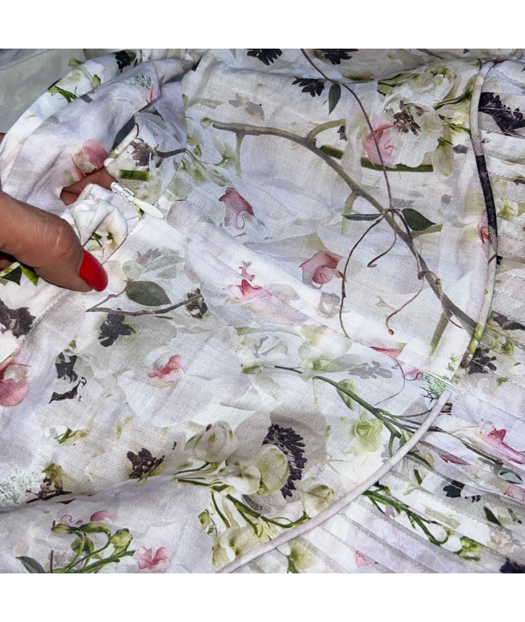 ZIMMERMANN Белый льняной костюм с брюками, фото 6