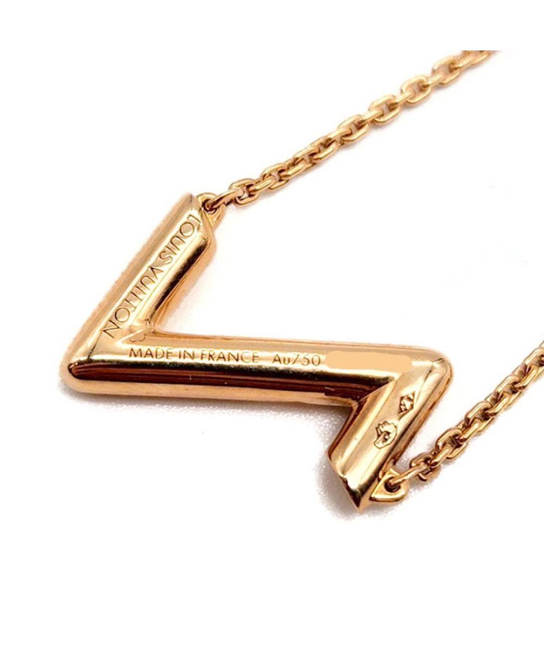 LOUIS VUITTON Золотая подвеска из желтого золота, фото 2