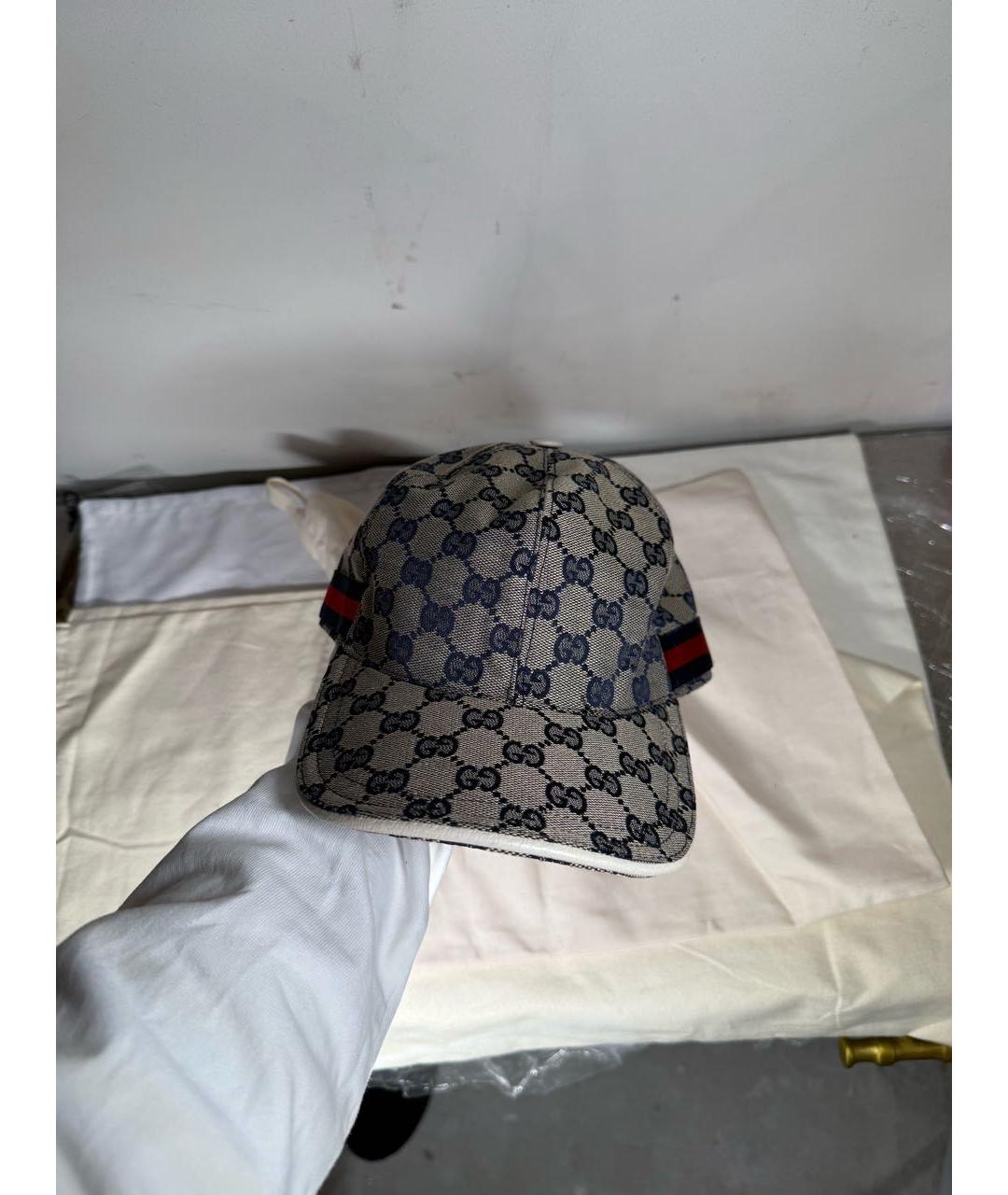 GUCCI Мульти хлопковая кепка, фото 2