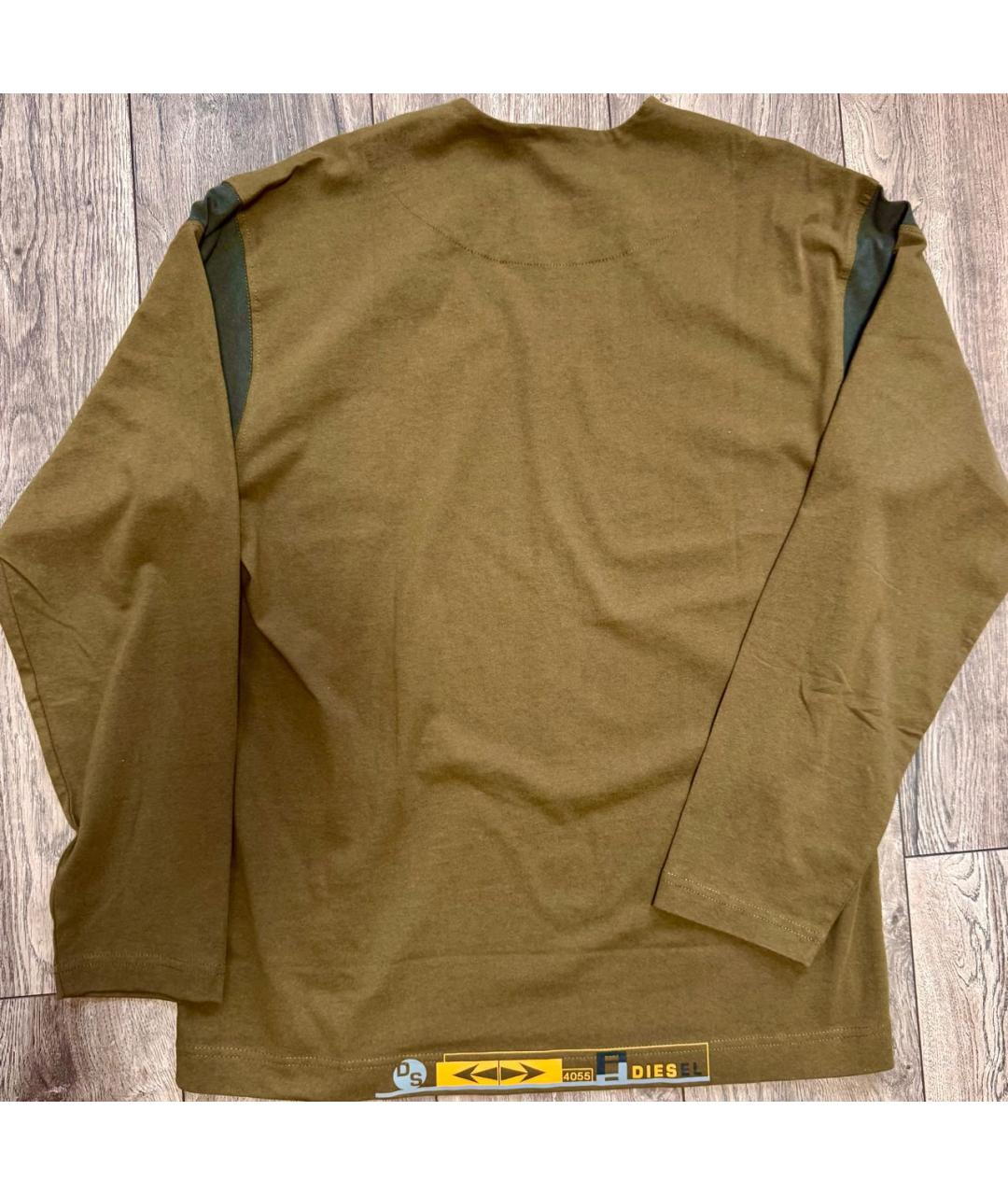 DIESEL Хаки хлопковая водолазка, фото 2