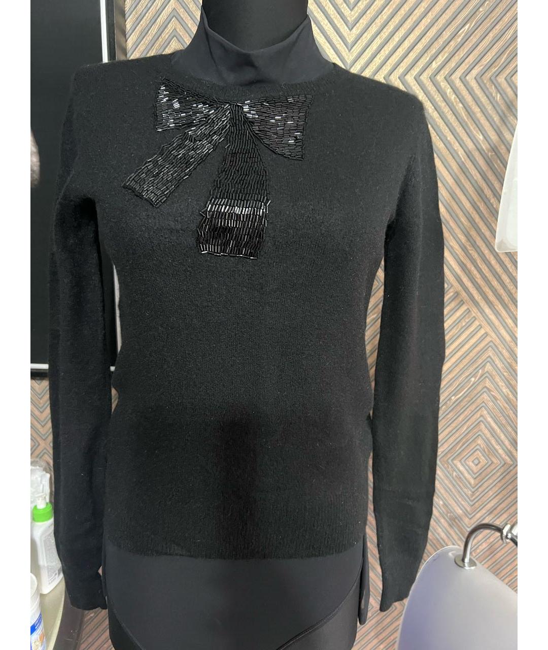 MAX MARA STUDIO Черный шерстяной джемпер / свитер, фото 7
