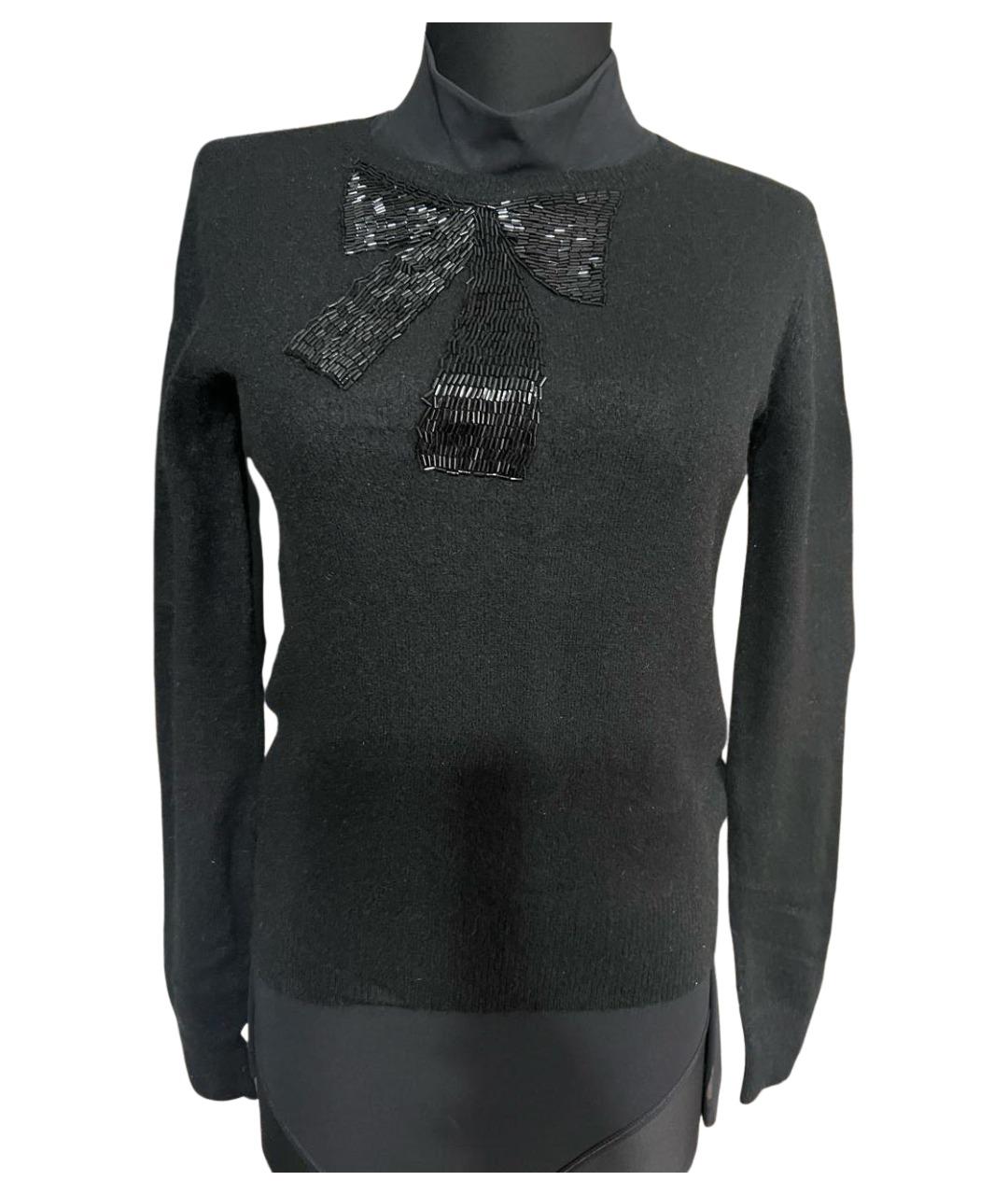 MAX MARA STUDIO Черный шерстяной джемпер / свитер, фото 8