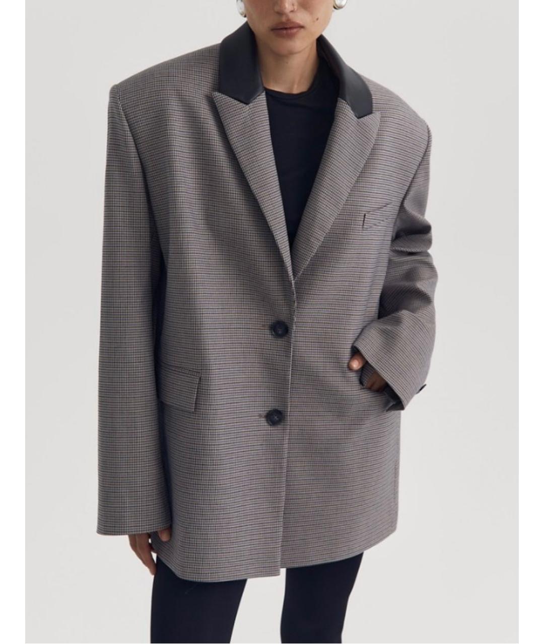 AUTENTIMENTS Коричневый шерстяной жакет/пиджак, фото 2